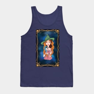 Ginger hair aquarius witch Tank Top